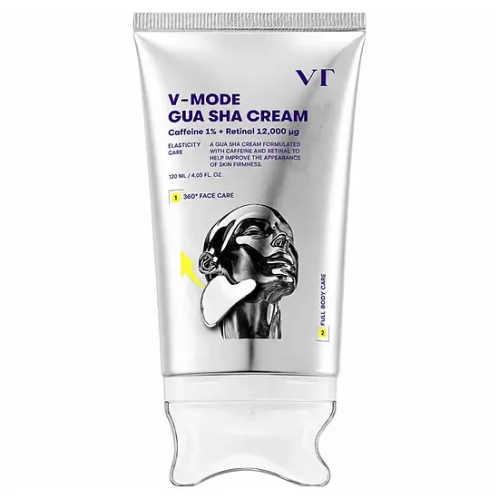 Массажный крем для овала лица с ретиналем и кофеином  VT Cosmetics V-Mode Gua Sha Cream